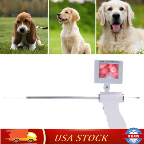 Visual Artificial Insemination AI Gun Breeding Device Dog Endoscope Breeding Kit