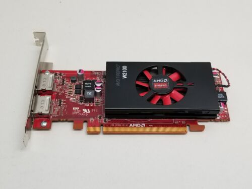 Lot of 5 AMD FirePro W2100 2 GB DDR3 PCI Express 3.0 x16 Desktop Video Card