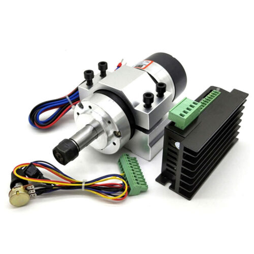 Brushless Motor Driver w/ Hall and 400W DC Brushless Engraver Spindle Motor ER11