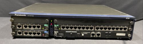 Panasonic KX-NCP500 Puré IP-PBX Unit w/1X DHLC4, 1X LCOT4,  2-DLC16 As Is