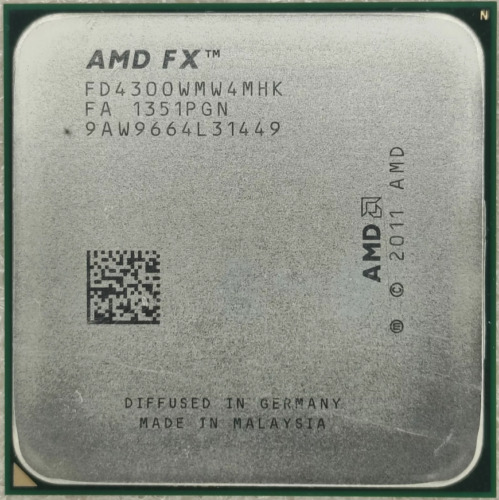 AMD FX-4300 FD4300WMW4MHK 3.8GHz Quad-Core 4MB Socket AM3+ CPU* km