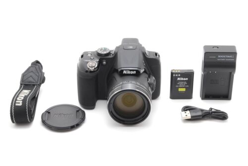 【MINT】Nikon COOLPIX P600 Black Digital Camera 16MP 60x Optical Zoom From JAPAN