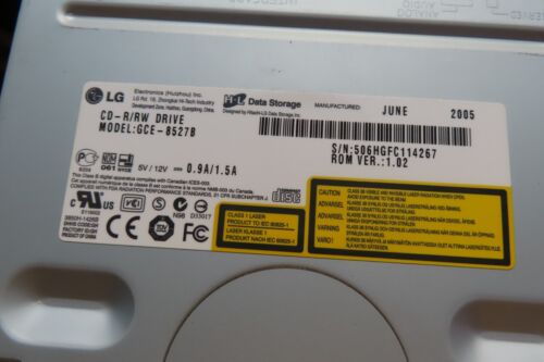 LG GCE-8527B CD-R/RW IDE PATA Optical Drive 5.25″