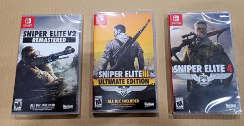 Sealed Ultimate Sniper Elite Collection – Nintendo Switch V2 Remastered 3 III 4