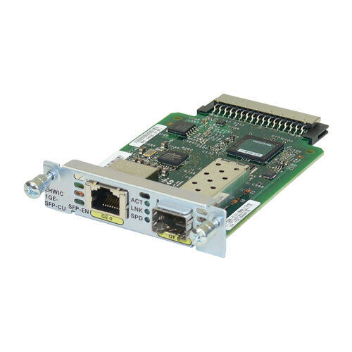 Cisco EHWIC-1GE-SFP-CU, 1 Year Warranty and Free Ground Shipping