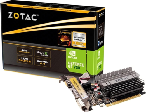 Geforce GT 730 Zone Edition 4GB DDR3 PCI Express 2.0 X16 (X8 Lanes) Graphics Car