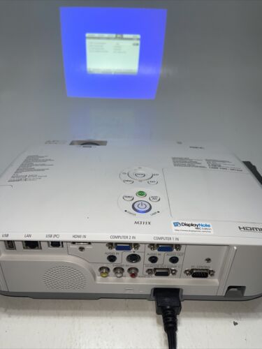 NEC NP-M311X LCD Projector 3100 Lumens HDMI XGA – 4255  Used Lamp Hours