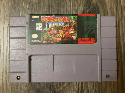 Donkey Kong Country 1 2 3 SNES Super Nintendo Authentic Video Game Collection US