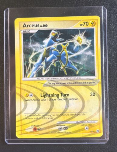 Arceus LP AR6 Arceus Pokémon TCG SWIRL Holo Rare