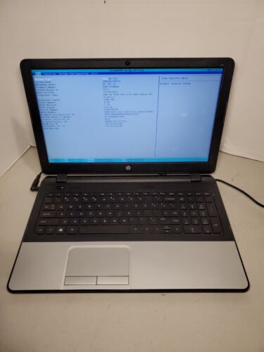 HP 355 G2 AMD A8-6410 @2.0GHz 4GB No HDD/OS Boots to bios just fine! #69j