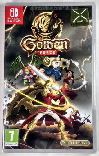 GOLDEN FORCE Brand New NINTENDO SWITCH Game EU Release #/20000 USA Seller