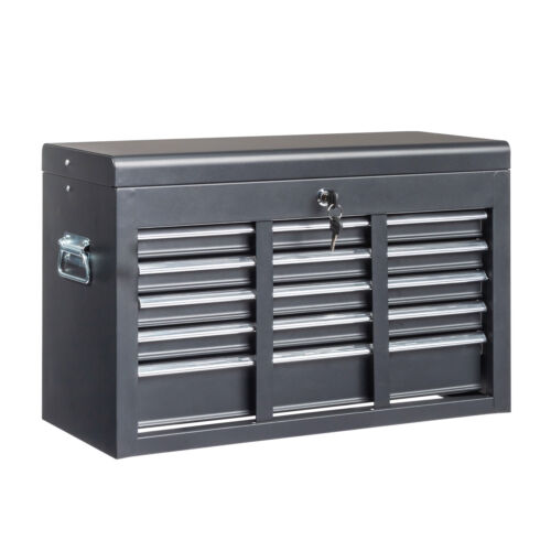 Cantilever Tool Box Metal Folding Auto Maintenance Storage Organizer 3 Layers