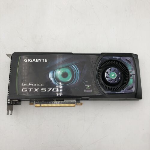 USED NVIDIA.GeFORCE GTX 570 GRAPHICS CARD GV-N570D5-13I-B READ A