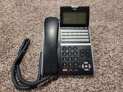 NEC ITZ-24D-3(BK)TEL Model:  IZV(XD)W-3Y(BK) & Handset Untested as is No Returns