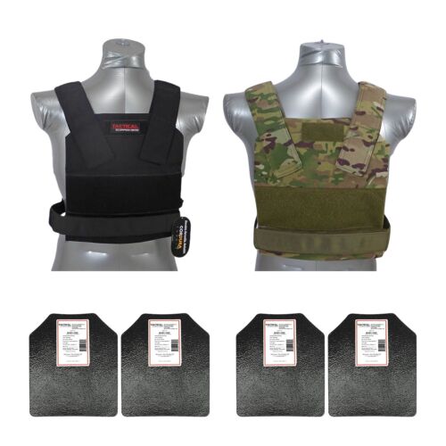 Tactical Scorpion Level III+ / AR500 Body Armor Plates Bobcat Concealment Vest