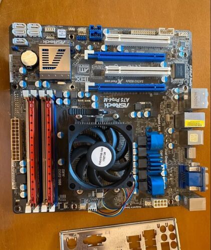 ASRock A75 Pro4-M Motherboard Cpu A6-3650 8Gb Ddr3 Ssd 120Gb