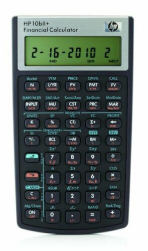 Texas Instruments BA II Plus Financial Business Analyst Calculator Tested Works