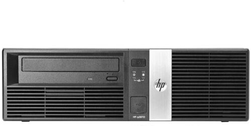 HP rp5800 Desktop Computer PC Intel Quad Core i5 8GB 128GB SSD Windows 10 Pro HD