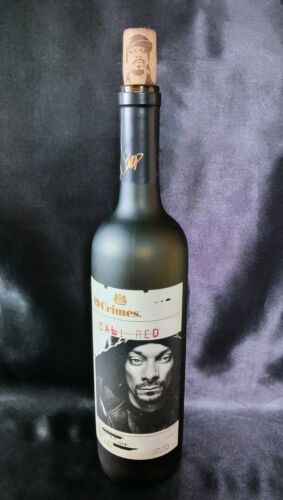 Empty 19 Crimes Cali Red Snoop Dogg Wine Bottle Augmented Reality Talking Label