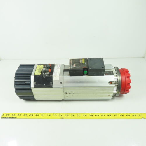 HSD ES 919A H1423H0224 220/380V 200Hz Spindle Motor 8.9HP 6.6KW 12000RPM w/Brake