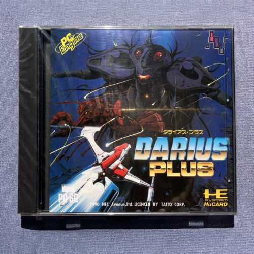 Darius Plus for PC Engine PCE HuCard Unopened NEC Avenue