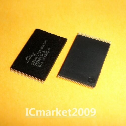 2 PCS S34ML01G100TFI00 TSOP-48 SLC NAND Flash Memory for Embedded Chip IC