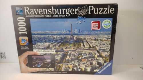 Ravensburger Augmented Reality Over Rooftops of Paris 1000 Pc Puzzle New Sealed