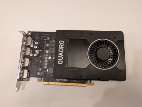 NVIDIA Quadro P2200 5GB GDDR5X Graphics Video Card – Black (VCQP2200-SB)