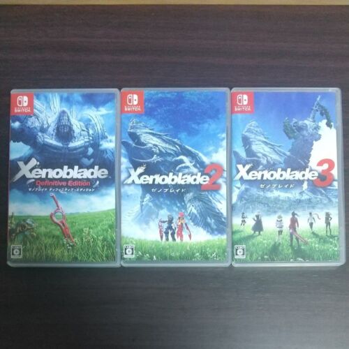 Nintendo Switch Xenoblade Definitive Edition 1 2 3 Set Role-playing games JAPAN