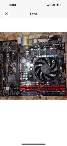 Motherboard Socket FM1 ASRock FM2A75M-DGS no fan, no memory sticks