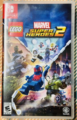 Marvel Super Heroes 2 Nintendo Switch Tested/Works Complete Fast Shipping