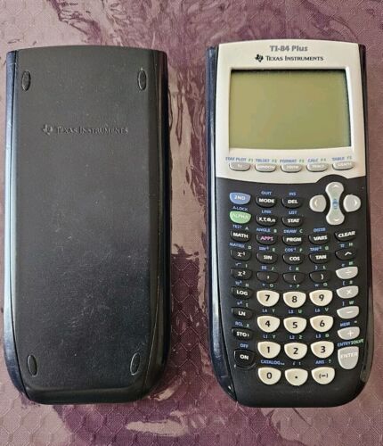 Texas Instruments TI-84 Plus Graphing Calculator Black W/ Case