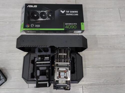 (FOR PARTS) Asus RTX 4090 Tuf Gaming OG GPU (No Core & VRAM) With Box As Is