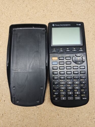 Texas Instruments Ti-86 Graphing Calculator With Cover Tested Working EUC (A1)