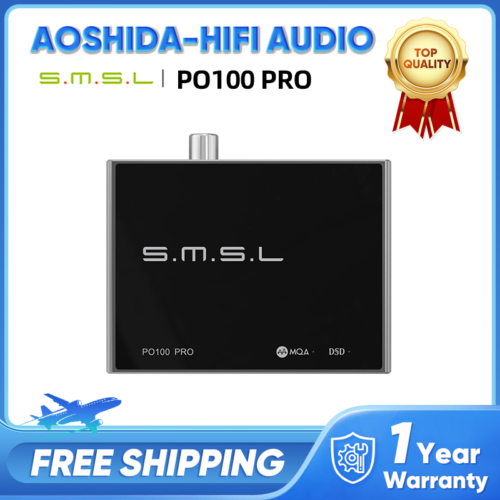 SMSL PO100 PRO USB Digital Interface MQA Decoding XOMS XU316 for PS5 Switch