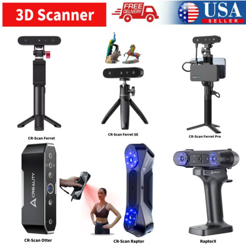 Creality 3D Scanner CR-Scan Ferret/SE/Pro for 3D Printing 0.1mm Accuracy LOT