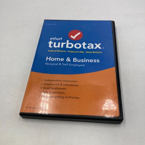 TurboTax Home & Business State Federal 2017 for Windows & Mac, Used