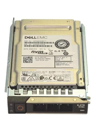 K916X DELL EMC 6.4TB PCIE GEN4 NVME MU TLC 2.5″ SSD HARD DRIVE 0K916X