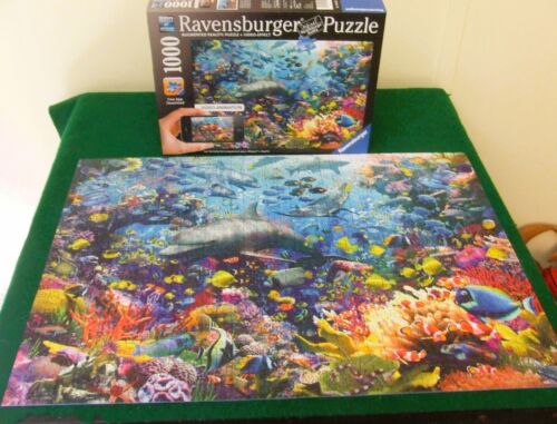 Ravensburger 1000 Piece Puzzle Colorful Underwater Kingdom Augmented Reality