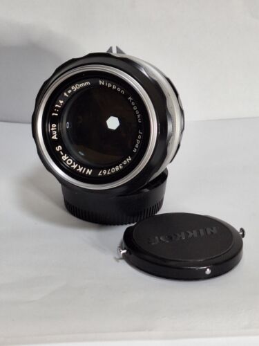 【NEAR MINT】 Nippon Kogaku Nikkor-S Auto 50mm f1.4 Lens JAPAN