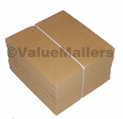 200 – 7.5″ x 7.5″ Corrugated Filler insert Pads 45 RPM For 7″ Record Mailers