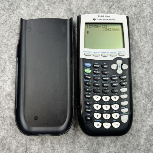 Texas Instruments TI-84 Plus Black Graphing Calculator with Cover