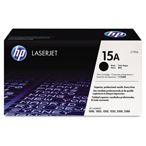 HP Inc. HP 15A (C7115A) Black Original LaserJet Toner Cartridge