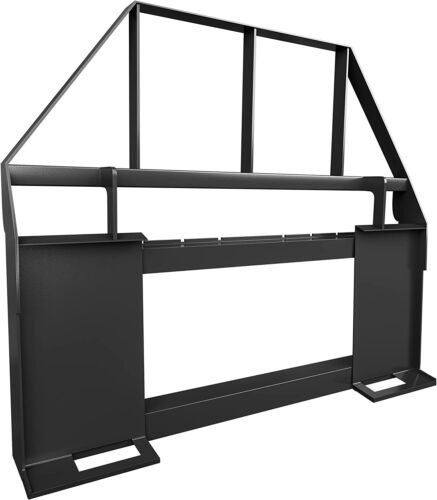 46″ Quick Attach Mount Pallet Fork Frame 4000lbs Capacity Skid Steer Attachment