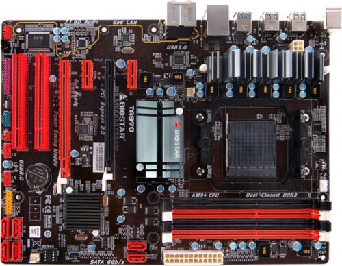 Biostar TA970 Motherboard AMD 970 DDR3 Socket AM3+ ATX