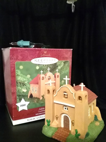 2000 Hallmark Keepsake Christmas Ornament Adobe Church Candlelight Services #3