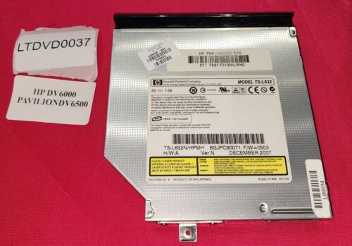 LTDVD0037 HP Pavilion DV6500 DVD/CD-RW Disk Drive TS-L632 449935-001 445953-FC0