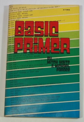 BASIC Primer by Mitchell Waite Michael Pardee Paperback 1978 1st Edition