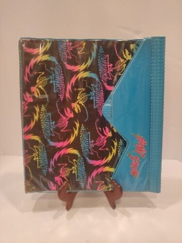 Mead Rad Dog Surfing Skeleton Trapper Keeper Data Center 3 Ring Binder 1980’s