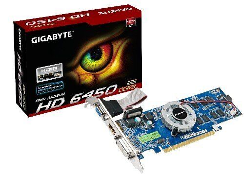 GIGABYTE Graphic Board AMD Radeon HD6450 1GB PCI-E GV-R645-1GI used JP F/S